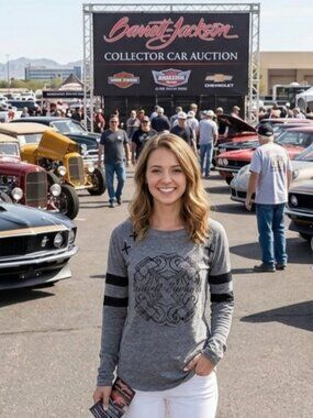 Barrett Jackson Logo Long Sleeve Shirt